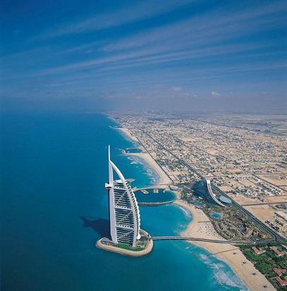 The Burj Al Arab. The World's Only 7 Star Hotel.